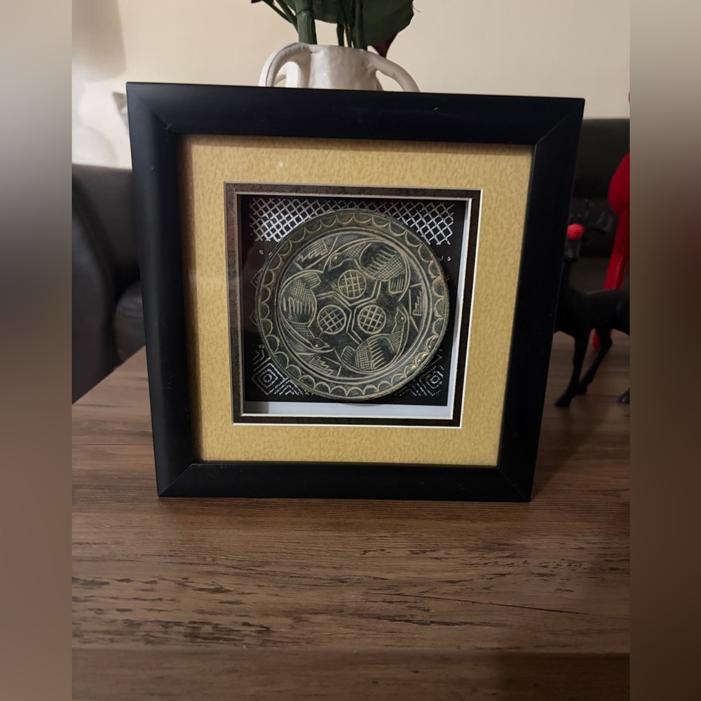 Framed Decorative Plate Art